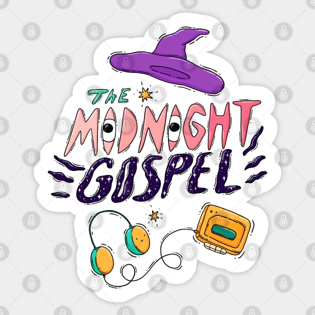 Midnight Gospel Sticker by Tania Tania